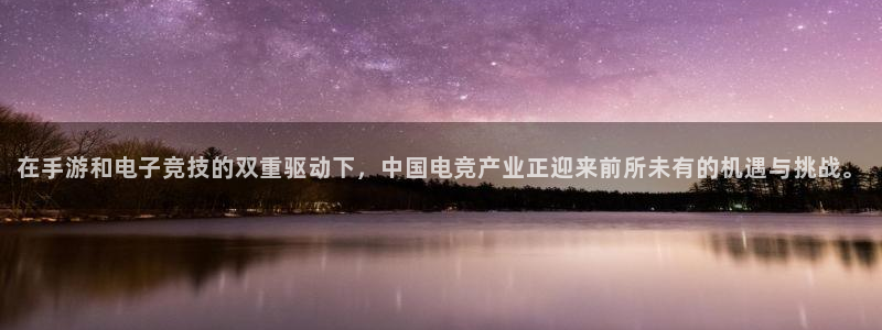多宝电竞app：在手游和电子竞技的双重驱动下，中国电竞产业正迎来前所未有的机遇与挑战。